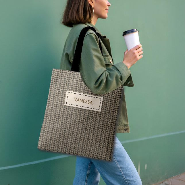 Faux Sweater Knit Custom Name & Quote (Von Creator hochgeladen)