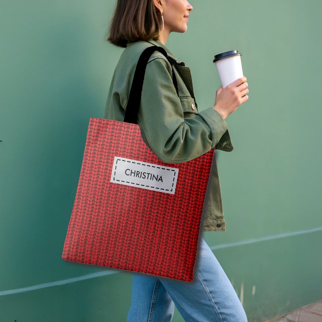 Faux Sweater Knit Custom Name & Quote (Von Creator hochgeladen)