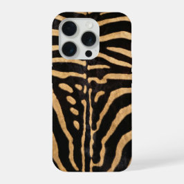 Faux Zebra Skin iPhone 15 Pro Hülle