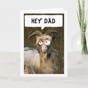 FAV KIND SENDET IHNEN GOOFY GOAT VATHER'S DAY CARD KARTE