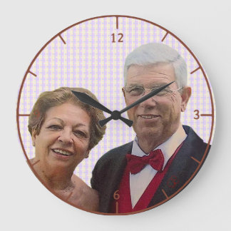 "Fave People" oder "Clock" Große Wanduhr