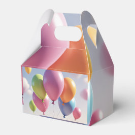 Favor Box (Balloons) Geschenkschachtel