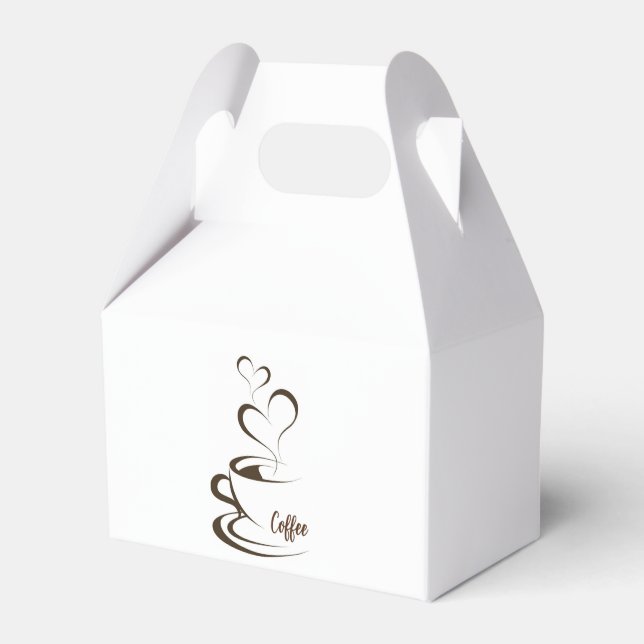 Favor Box coffee desing 2023 Geschenkschachtel (Vorderseite)