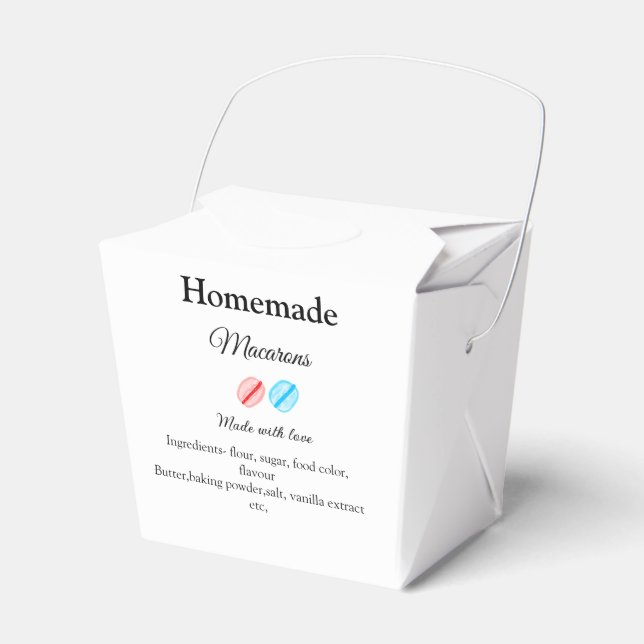 Favor Box Geschenkschachtel (Vorderseite)