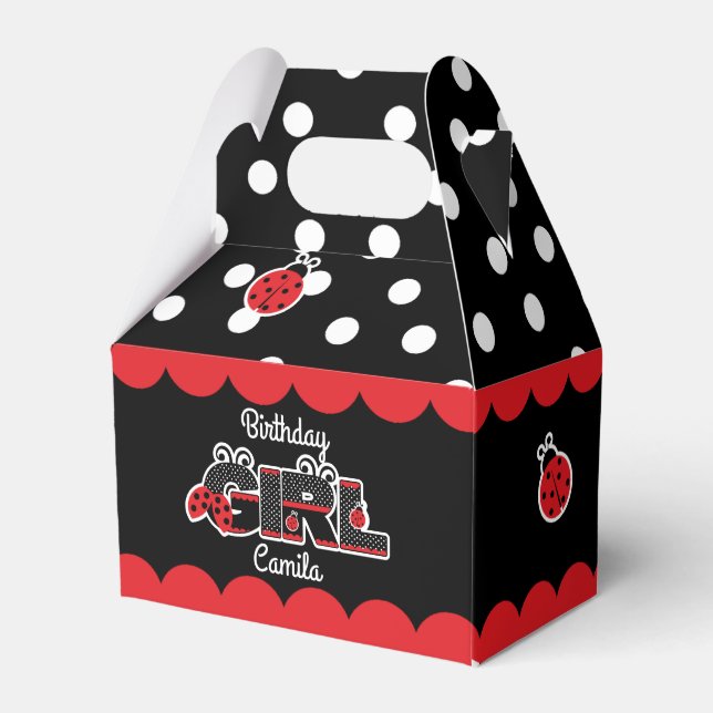 Favor Box Lady Bugday Girl Geschenkschachtel (Vorderseite)