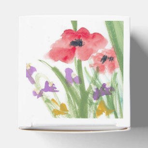 Favor Box Poppies Geschenkschachtel