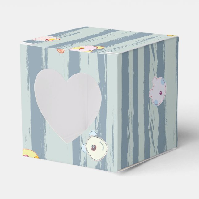 Favor Box – Whimsy Faces Geschenkschachtel (Vorderseite)
