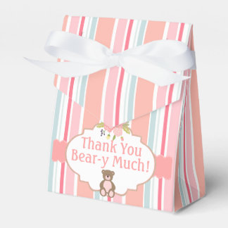 Favor Boxes Teddy Bear Picnic Shabby Chic Geschenkschachtel