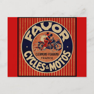 Favor Cycles & Motoren Postkarte