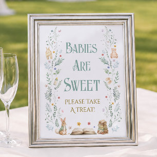 Favor Poster für Babyparty mit Märchenbuch-Babys s