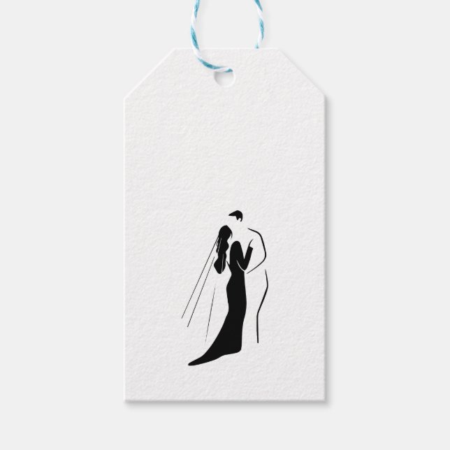 Favor Tag - Hochzeit Geschenkanhänger (Vorderseite)