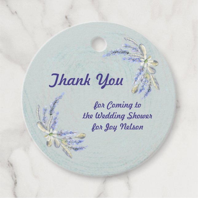 Favor Tag, vielen Dank, Polterabend Geschenkanhänger (Vorderseite)