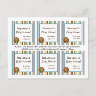 Favor Tags Jungle Tales Safari Einladungspostkarte