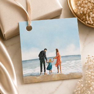 Favor-Tags Kunstwerk oder Foto-Upload-Geschenk-T Geschenkanhänger