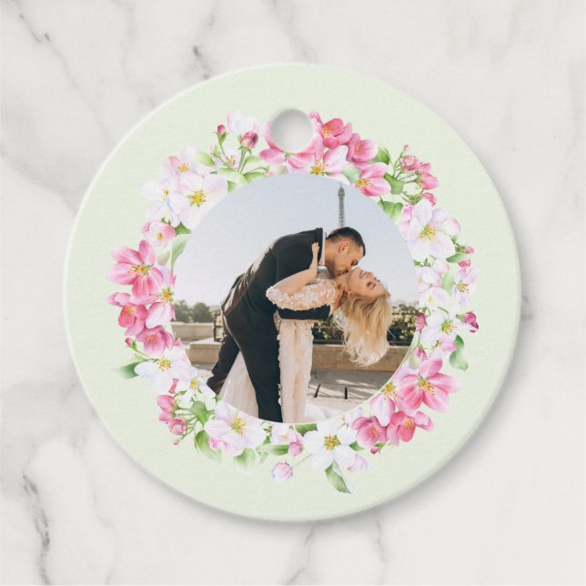 Favorit-Foto mit Personalisiertem Text Geschenkanhänger (Vorderseite)