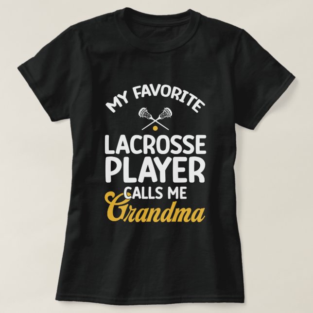 Favorit Lacrosse Player Oma Lax Family Nana T-Shirt (Design vorne)