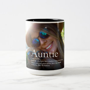 Favorit Tante Tuntie Definition Foto Zweifarbige Tasse