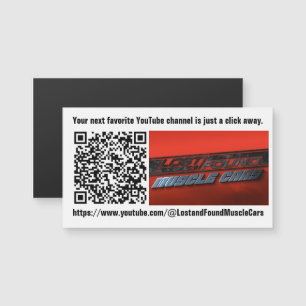 Favorit Youtube Channel QR Code Magnet