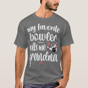 Favorite Bowler nennt mich Bowling Oma T-Shirt