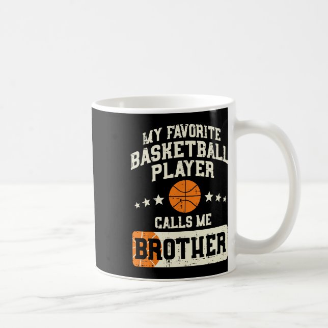 Favorite Bysketbyll Player Brother Family Byller B Kaffeetasse (Rechts)