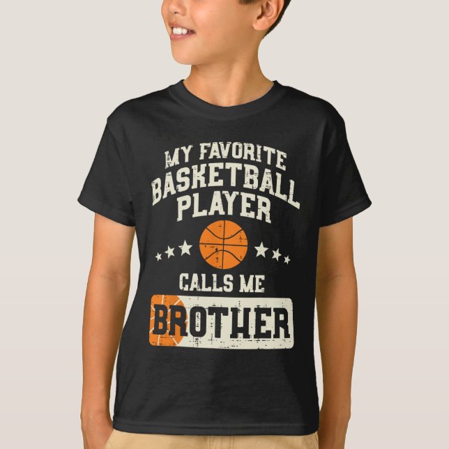 Favorite Bysketbyll Player Brother Family Byller B T-Shirt (Vorderseite)