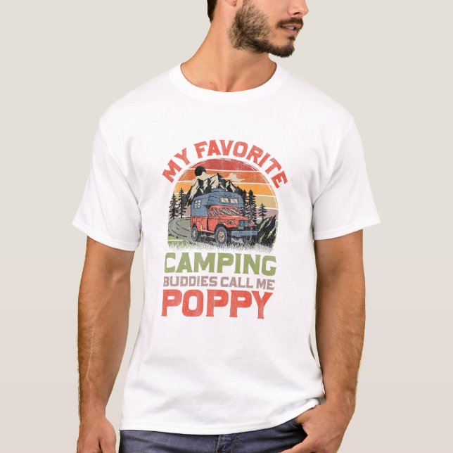 Favorite Camping Buddies Call T-Shirt (Vorderseite)