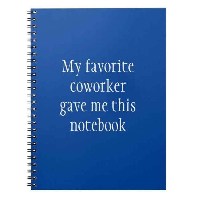 Favorite Coworker gab mir das Notizblock (Vorderseite)