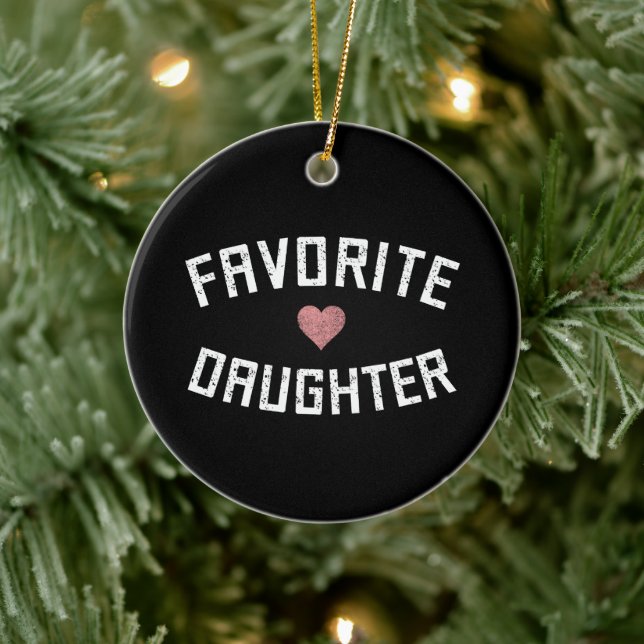 Favorite Daughter Family Wiedersehen Daughter Funn Keramik Ornament (Baum)