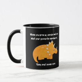 Favorite Dinosaur Triceratops Funny Zitat Tasse