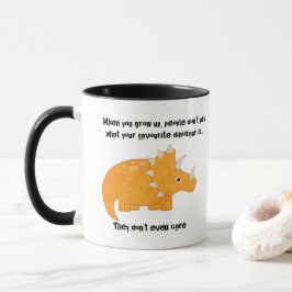 Favorite Dinosaur Triceratops Funny Zitat Tasse