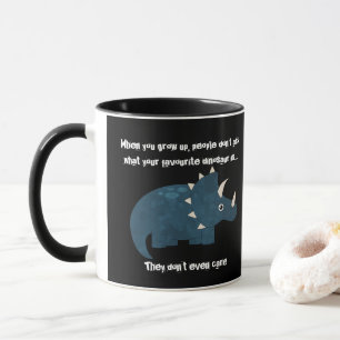 Favorite Dinosaur Triceratops Funny Zitat Tasse