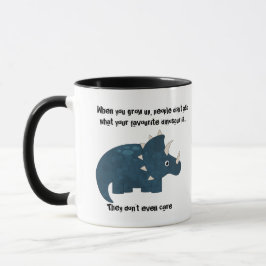 Favorite Dinosaur Triceratops Funny Zitat Tasse