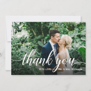 Favorite Foto Wedding Vielen Dank Dankeskarte