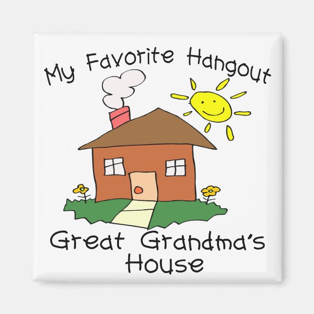 Favorite Hangout Great Oma's House Magnet (Vorne)