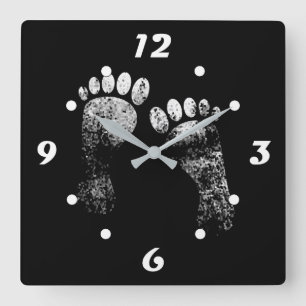 Favorite legs quadratische wanduhr