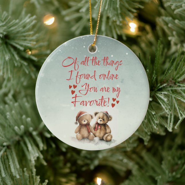 Favorite Online Find Bear Ornament Customized (Baum)