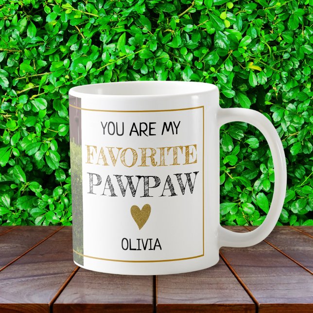 Favorite PawPaw Grandpa Großkind Benutzerdefiniert Kaffeetasse (Von Creator hochgeladen)