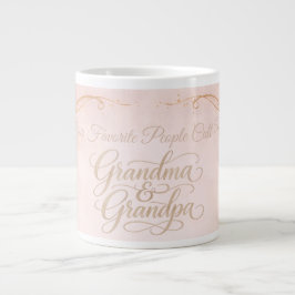 Favorite People - Grandma and Grandpa Mug Jumbo-Tasse