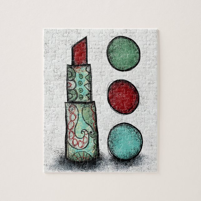 Favorite Red Lipstick Jigsaw Puzzle (Vertikal)