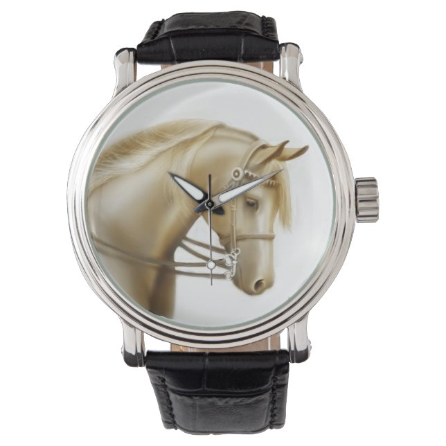 Favorite Show Horse Reitsport Watch Armbanduhr (Vorderseite)