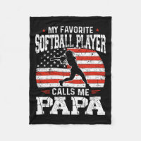 Favorite Softball Player ruft mich Papa Funny Fath