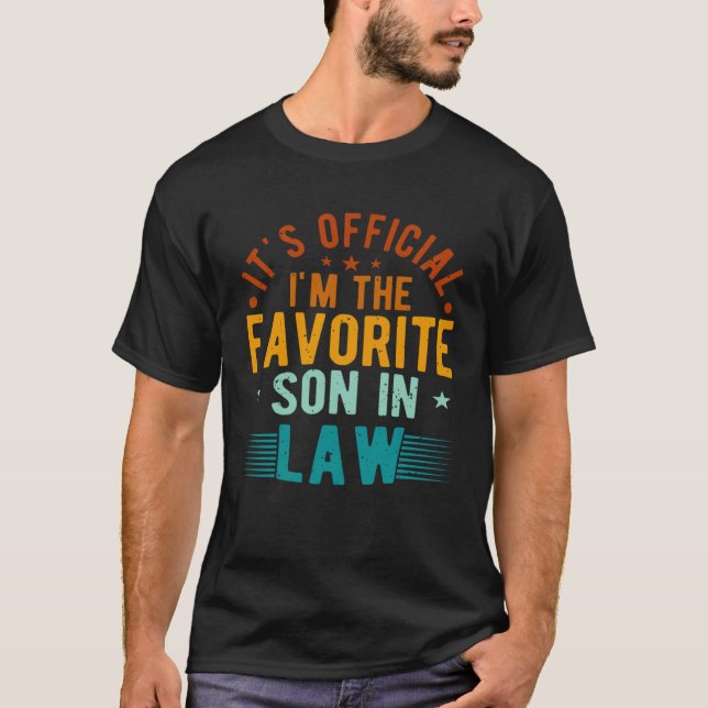 Favorite Son in Law   from Father Mother in Law T-Shirt (Vorderseite)