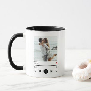 Favorite Song Music Playlist Foto mit Qr Code Tasse