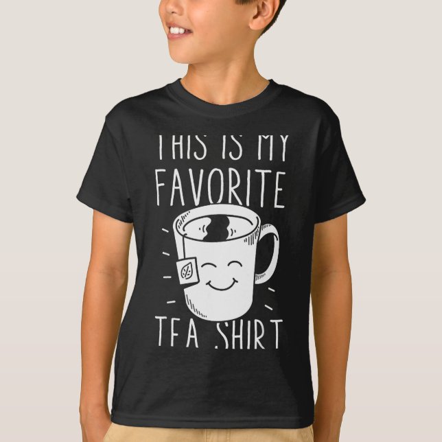 Favorite Tea Shirt Tea Drinker Tea Bag Funny Tea L (Vorderseite)