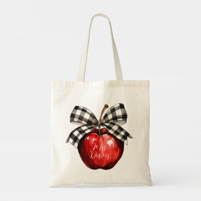 Favorite Teacher Tote Bag Tragetasche (Rückseite)