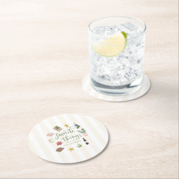 Favorite Things Geschenk Austausch Weihnachts-Part Runder Pappuntersetzer