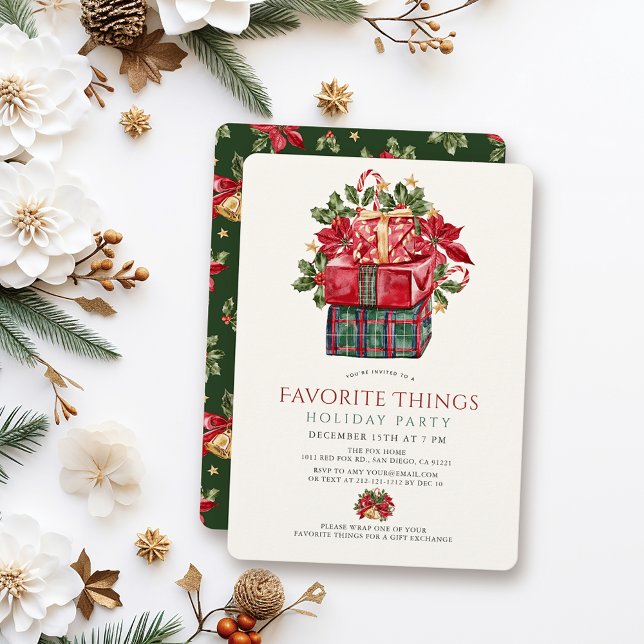 Favorite Things präsentiert Weihnachtsfeier Einladung (Von Creator hochgeladen)