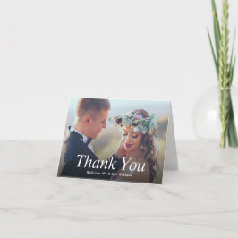 Favorite Wedding Foto Vielen Dank Dankeskarte