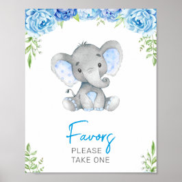 Favoriten Bitte nehmen Sie eine Elephant Baby Boy  Poster