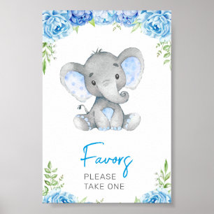 Favoriten Bitte nehmen Sie eine Elephant Baby Boy  Poster